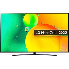 LG 65NANO766 65" 164 Ekran Uydu Alıcılı Nanocell 4K Ultra HD Smart LED TV