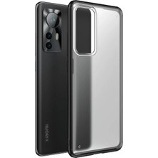 Microcase Xiaomi 12 Luna Serisi Köşe Korumalı Sert Rubber Kılıf - Siyah