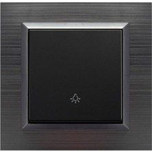 Ovivo Quantum Inox Light Anahtar Çerçeveli