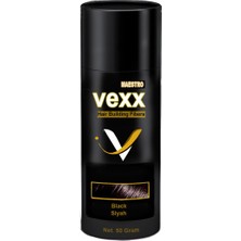 Vexx 50 gr Siyah Saç Tozu Topik- Topaklanma Yapmaz