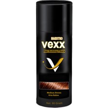 Vexx 50 gr Orta Kahve Saç Tozu Topik- Topaklanma Yapmaz