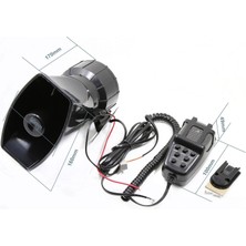 Araba Siren Horn 100W 7 12V Araba Için Elektronik Warnin Amplifikatörü