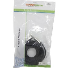 Teknogreen Teknogreen TKS-810 Xlr 6.3mm Mono Erkek-Erkek Kablo 10 mt