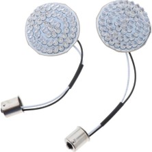 2pcs Yeni 2 '' Sarı Motosiklet LED Turn Sinyal Işık Paneli Değiştirme