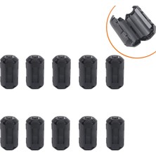 10PCS 13MM Ferrit Çekirdek Halkalar Boncuk Filtre Ses Kablosu USB Kablo Filtre Klibi(Yurt Dışından)