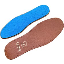 Exclusive Hakiki Deri Ayakkabı Tabanlığı, Parfümlü, Koku Önleyici Ter Emici, Leather Insole, Kahve