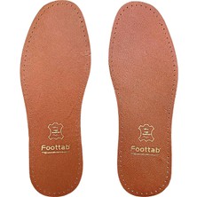 Exclusive Hakiki Deri Ayakkabı Tabanlığı, Parfümlü, Koku Önleyici Ter Emici, Leather Insole, Kahve