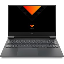 Hp Victus Laptop 16-E1011NT Amd Ryzen 5 6600H 8GB Ram 512GB SSD 4GB Geforce Rtx 3050TI 16.1 Inç FHD 144 Hz Freedos Siyah 68S27EA Taşınabilir Bilgisayar