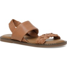 Nine West Genvıo 2fx Taba Kadın Düz Sandalet