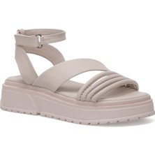 Nine West Gısema 2fx Pudra Kadın Kalın Taban Sandalet