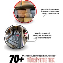 Tantex Audi A4 2010-2014 Arası Araca Özel 5d Oto Paspas Seti - Bej
