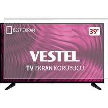 Best Ekran Vestel 39FD5050 Tv Ekran Koruyucu - Vestel 39" Inç Ekran Şeffaf Koruma Paneli