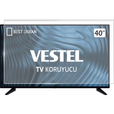 Best Ekran Vestel 40FA5000 Tv Ekran Koruyucu - Vestel 40" Inç  Ekran Şeffaf Koruma Paneli
