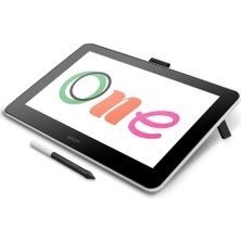 Wacom One Digital Drawing Tablet With Screen, 13.3 Inch Graphics Display