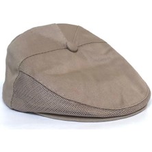 Salar Ticaret Bay Yazlık Kasket Köylü Kasketi Yöresel Şapka Koyu Bej 56 cm