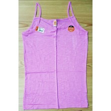 İlke Kadın Likralı Flamlı Ince Askılı Atlet 227 - 3 Adet