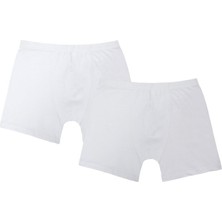 Suwen Erkek Beyaz Man Boxer 2 Li