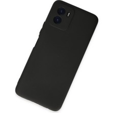 New Face Vivo Y15S Kılıf Yumuşak Esnek Silikon Kapak - Siyah