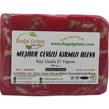 Doğal Gelsin Kolay Gelsin Meşhur Simav Cevizli Kırmızı Yaz Helvası - 500 gr