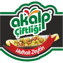 Akalp Çiftliği Halhalı Yeşil Zeytin 350 gr