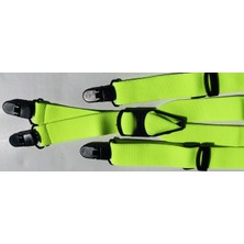 Kemer Sepeti Açık Sarı Pantolon Askısı 4 Klipsli 2.5 cm Genişliğinde