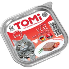 Tomi Alupack Dana Etli ve Kanatlı Yetişkin Kedi Konservesi 100 gr (32 Adet)