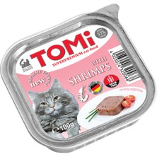 Tomi Alupack Karidesli Yetişkin Kedi Konservesi 100 gr (32 Adet)