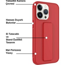 Kzy Huawei Nova 9  Kapak Qstand Silikon Kılıf - Mürdüm