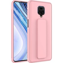 Kzy Xiaomi Redmi Note 9s Kapak Qstand Silikon Kılıf - Pembe