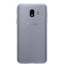 Kzy Samsung  Galaxy J4 Uyumlu Kapak Şeffaf Silikon Kılıf