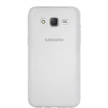 Kzy Samsung  Galaxy J5 Uyumlu Kapak Şeffaf Silikon Kılıf