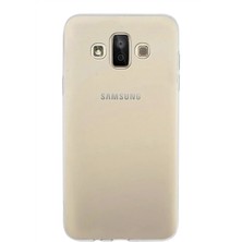 Kzy Samsung  Galaxy J7 Duo Uyumlu Kapak Şeffaf Silikon Kılıf