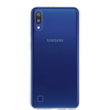 Kzy Samsung  Galaxy M10 Uyumlu Kapak Şeffaf Silikon Kılıf