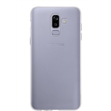 Kzy Samsung  Galaxy J8 Uyumlu Kapak Şeffaf Silikon Kılıf