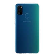 Kzy Samsung  Galaxy M30S Uyumlu Kapak Şeffaf Silikon Kılıf