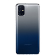 Kzy Samsung  Galaxy M31S Uyumlu Kapak Şeffaf Silikon Kılıf