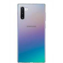 Kzy Samsung  Galaxy Note 10 Uyumlu Kapak Şeffaf Silikon Kılıf