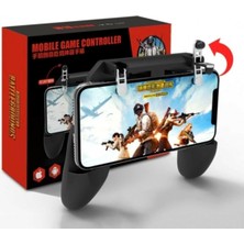 Altitan Pubg Çılgın Oyun Seti - Parmak Eldiven W10 ve W11 Plus Ateşleyici Joystick Kırmızı Tetik