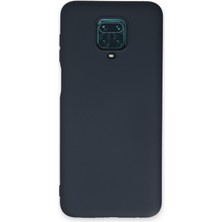 Aksefizz Xiaomi Redmi Note 9 Pro Kılıf Içi Kadife Lansman Silikon Kılıf Lansman - Koyu Gri