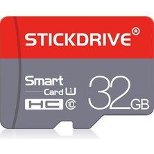 Stickdrive Stick Drive 32GB U1 Tf Mikro Sd Hafıza Kartı - Kırmızı/gri  (Yurt Dışından)