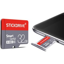Stickdrive Stick Drive 16GB U1 Tf Mikro Sd Hafıza Kartı - Kırmızı/gri  (Yurt Dışından)