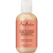 Shea Moisture Coconut & Hibiscus Bukle Kontrolü Ve Parlaklık Şampuanı 95ml