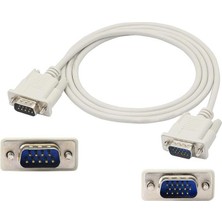 RS232 to VGA kablo - 9 pin rs232 to 15 pin vga çevirici kablo 1,5m