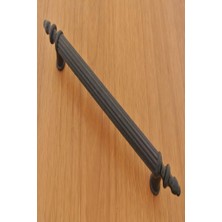 Azm Hırdavat Elmas Kulp (Plastik) 128 Mm 5 Adet Mat Siyah