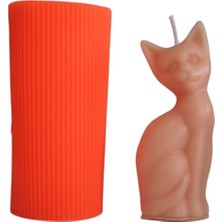 Hobizubi Kedi Silikon Mum Kalıbı M-173