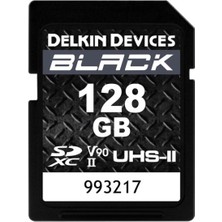 Delkin Devices 128GB Black Uhs-Iı (V90) Sdxc Hafıza Kartı