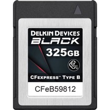 Delkin Devices 325GB Black Cfexpress™ Type B Hafıza Kartı