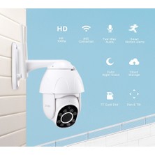 Lisa Butik 360° Kablosuz Wifi Smart Ip Kamera, 1080P Hd 2 Mp Gece Görüşlü Hareketli Dış Mekan Kamera