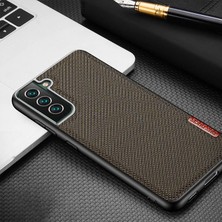 Dux Ducis Fino Serisi Samsung Galaxy S22 Kılıf Premium Dokuma Silikon Kılıf