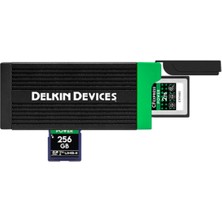 Delkin Devices USB 3.2 Cfexpress™ Type B & Sd Uhs-Iı Hafıza Kartı Okuyucu